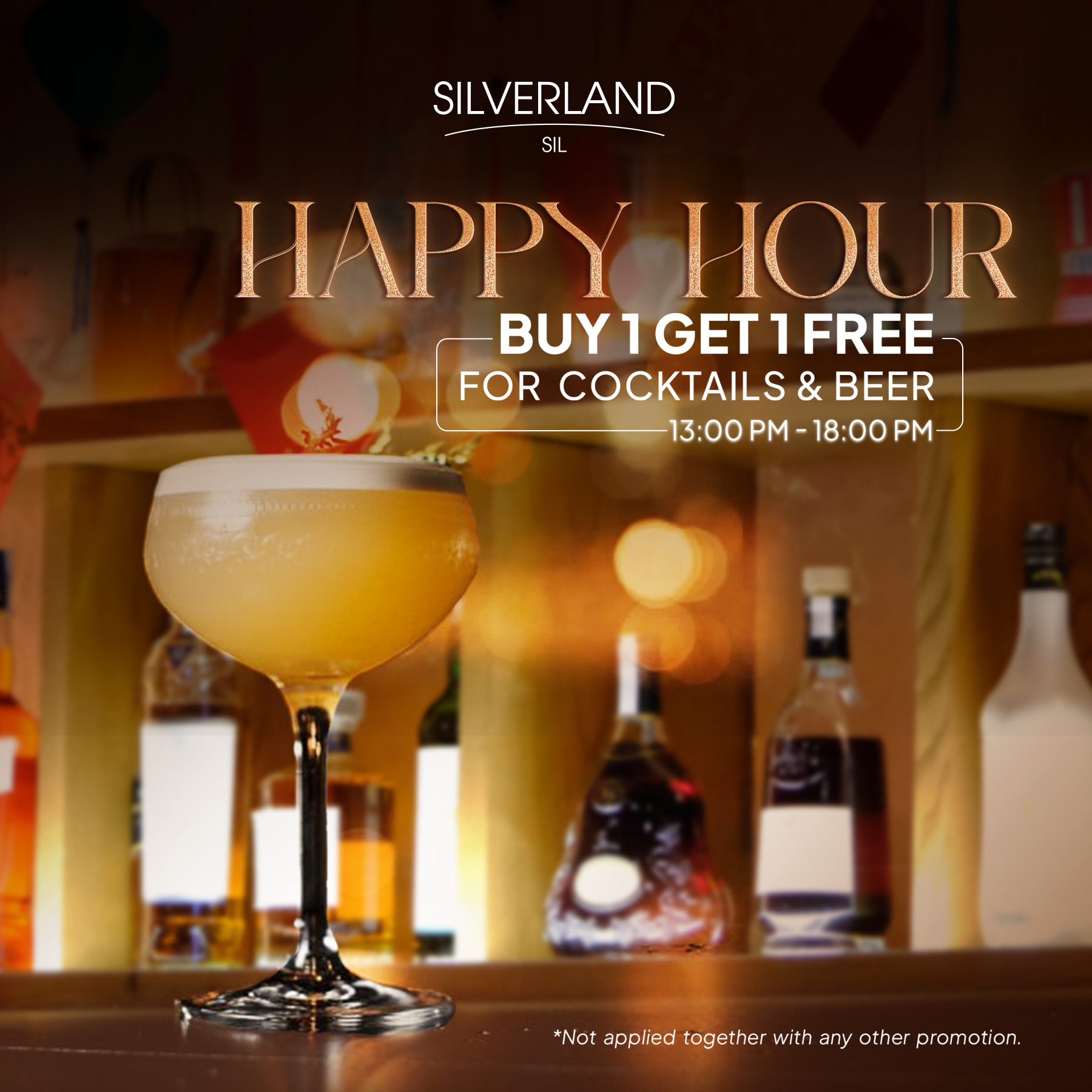 SIL ROOFTOP BAR – Happy Hour