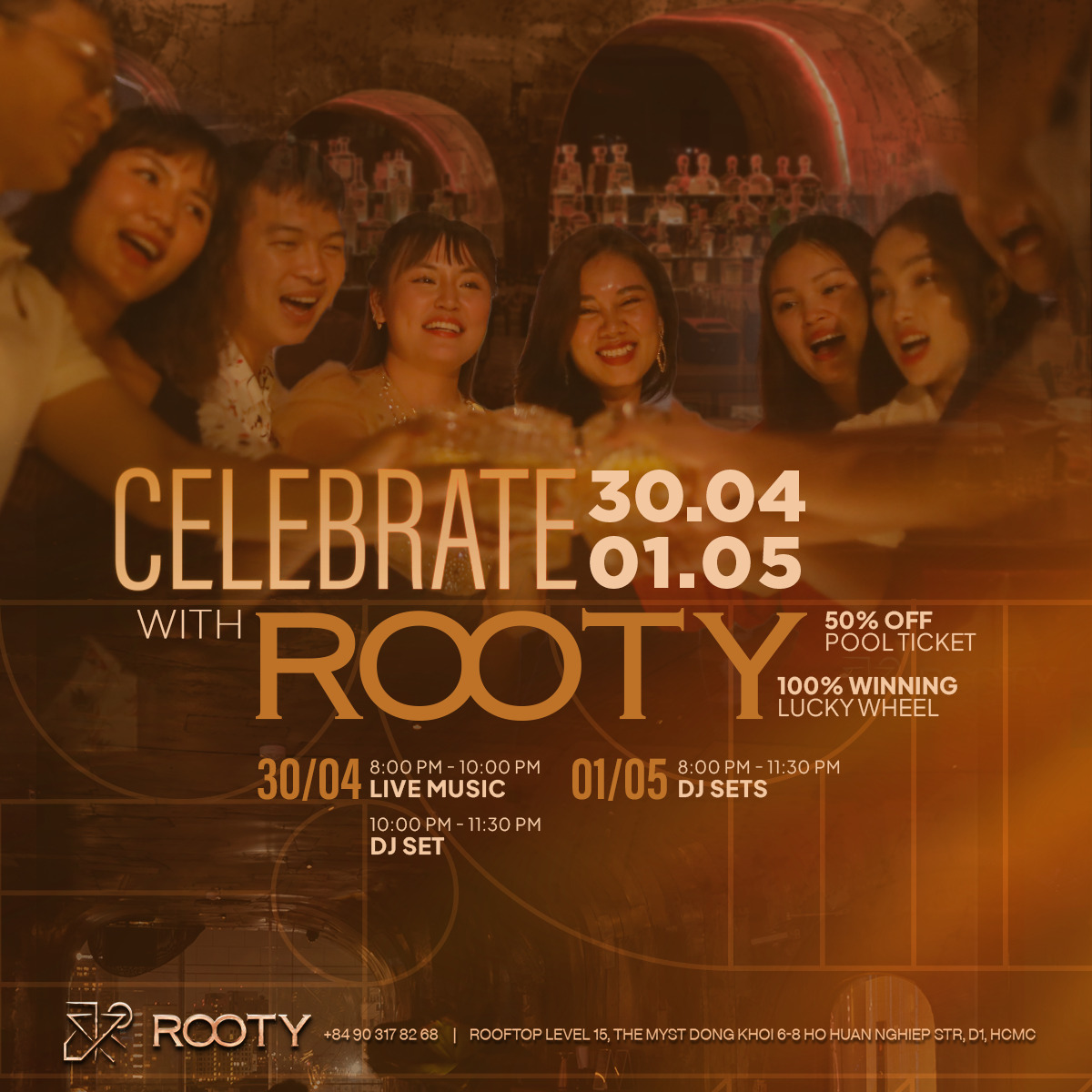 ROOTY BAR – Celebrate National Holiday