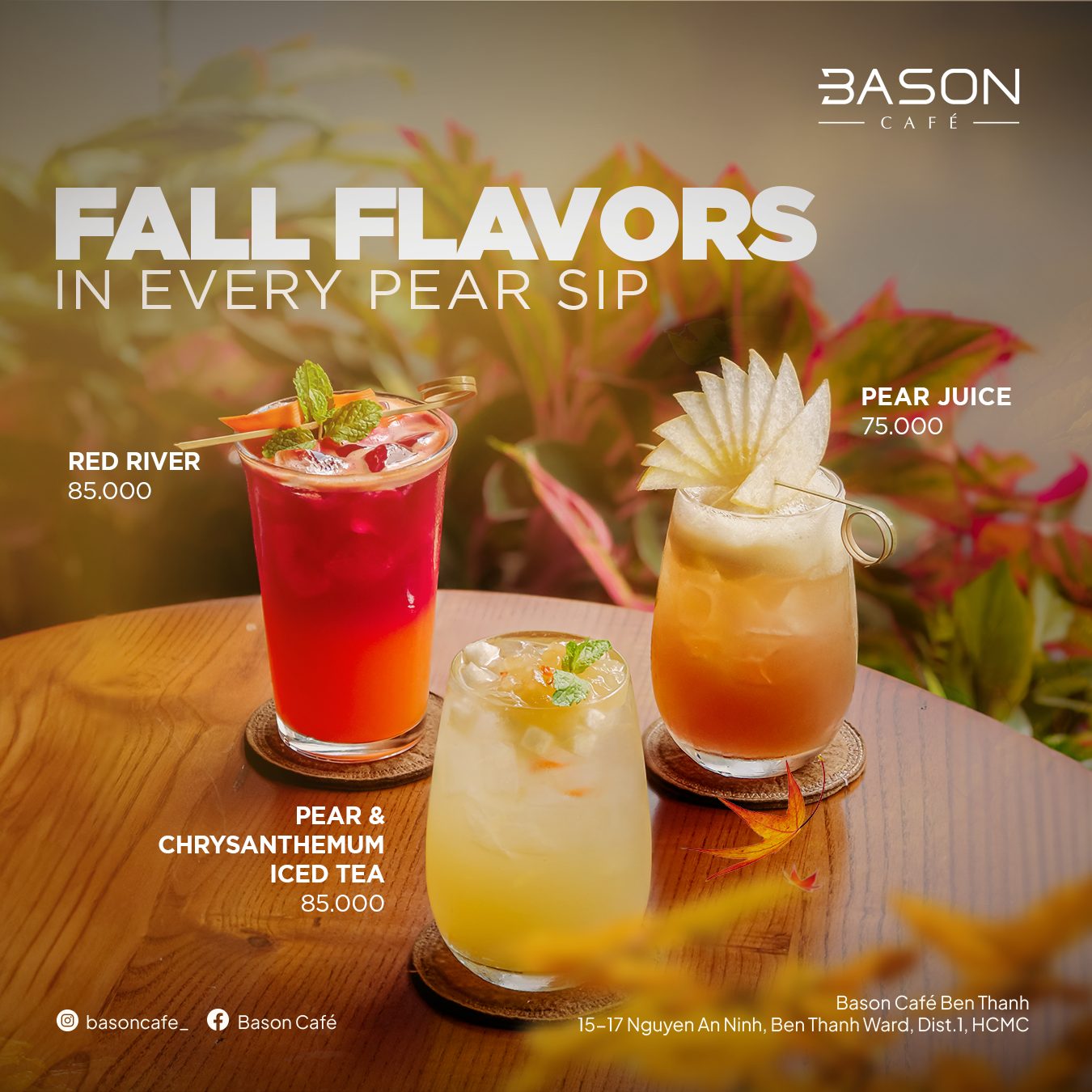 BASON CAFÉ – Seasonal Menu