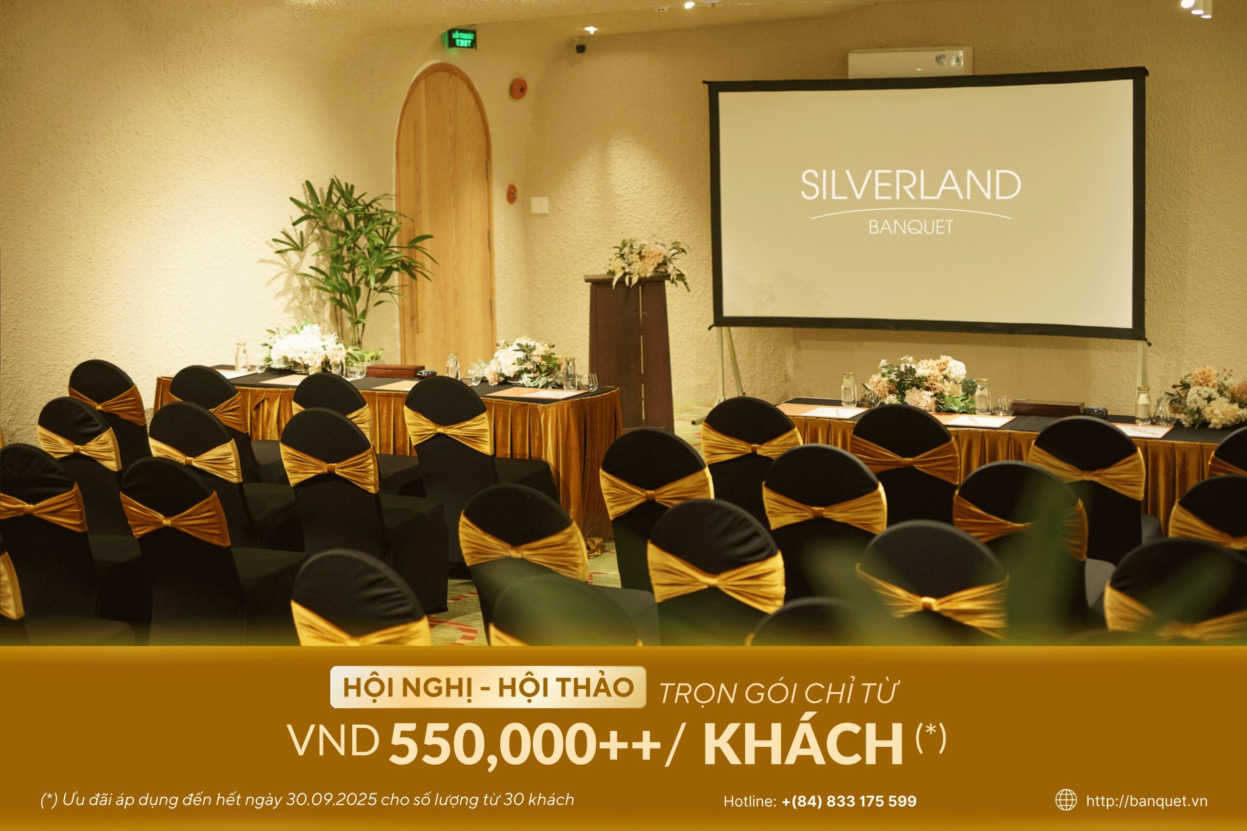 ƯU ĐÃI ĐẶC BIỆT: HỘI HỢP TRỌN GÓI & SET LUNCH CHỈ TỪ 550,000++/ KHÁCH