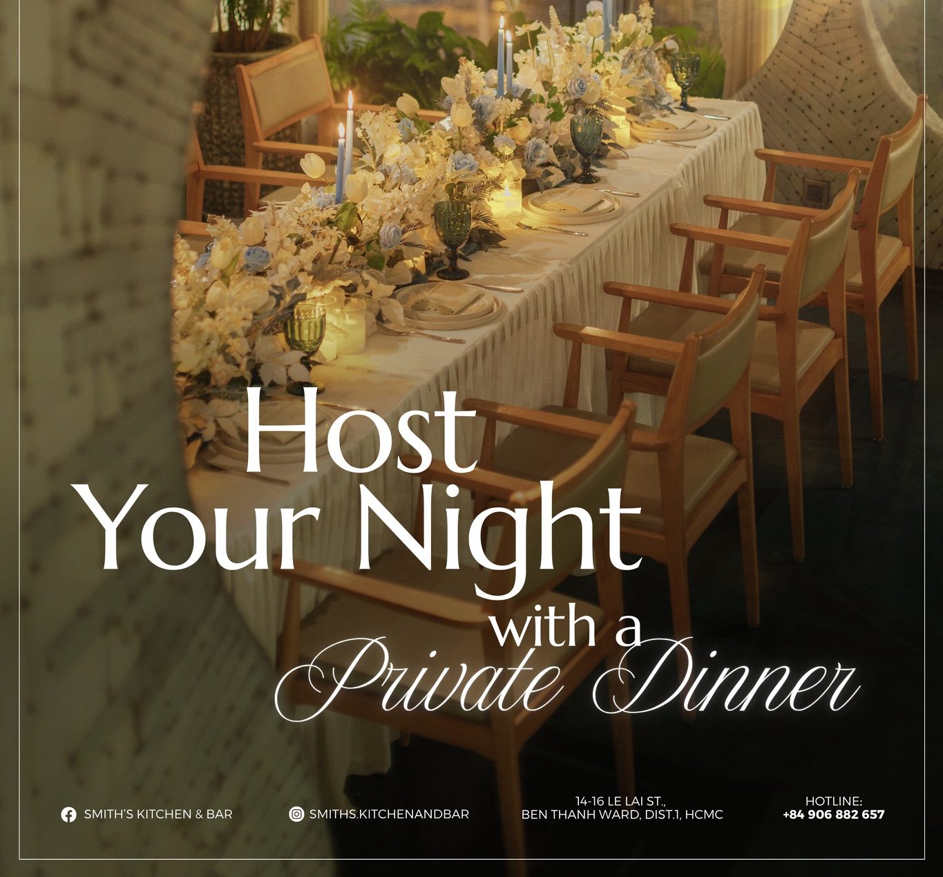 Private dinner at Smith